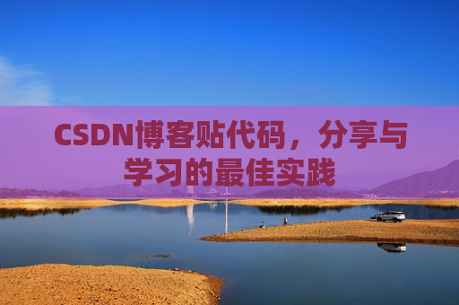 CSDN博客贴代码，分享与学习的最佳实践